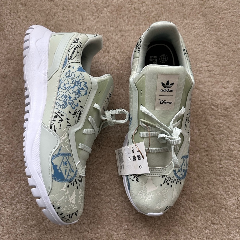 adidas Originals Kids Boy's Flex Elastic Disney sneakers shoes
